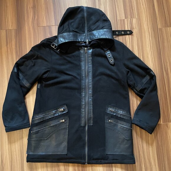 Disturbia Banshee black hooded coat winter autumn - Picture 2 of 6